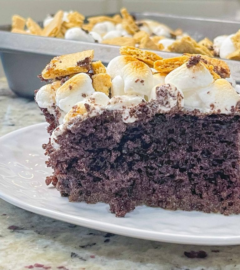 S'mores Poke Cake Recipe