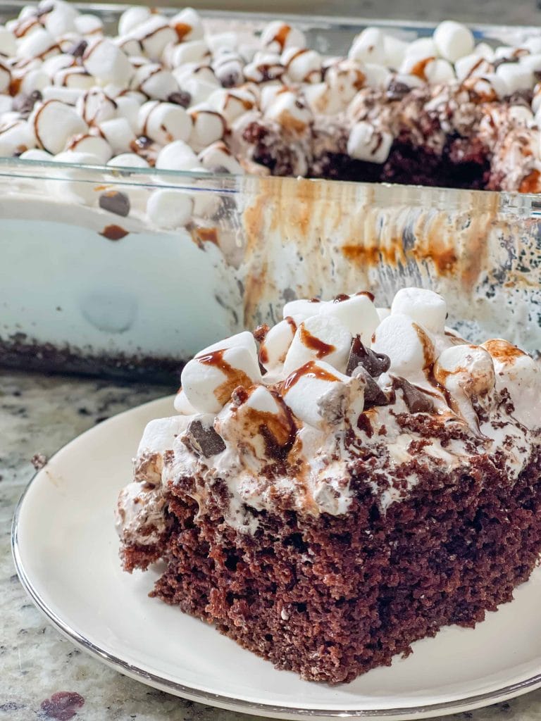 15+ Hot Chocolate Poke Cake