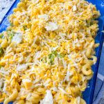 this cheesy chicken broccoli casserole is a hearty meal perfect for a busy weeknight