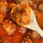 Porcupine meatballs are juicy and tender meatballs made with rice, ground beef, and seasonings in a tangy tomato sauce, all baked in one dish in the oven. These scrumptious meatballs are easy, kid friendly and a perfect weeknight dinner served alongside mashed potatoes and your favorite vegetables. #easydinner #meatballs #kidfriendy #Stephgigliotti #onedishmeal