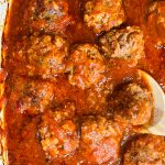 Porcupine meatballs are juicy and tender meatballs made with rice, ground beef, and seasonings in a tangy tomato sauce, all baked in one dish in the oven. These scrumptious meatballs are easy, kid friendly and a perfect weeknight dinner served alongside mashed potatoes and your favorite vegetables. #easydinner #meatballs #kidfriendy #Stephgigliotti #onedishmeal