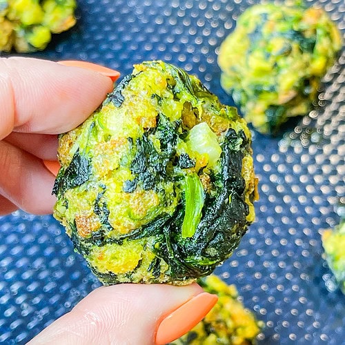 Spinach Balls are a simple, make ahead appetizer! They are delicious warm or room temperature. Spinach Balls can be frozen and pulled out anytime for effortless entertaining.