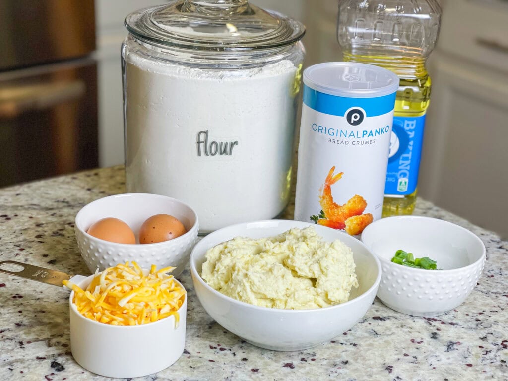 The best way to use up leftover mashed potatoes is to make Mashed Potato Croquettes.