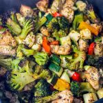 Air Fryer Chicken and Veggies is quick (just 20 minutes!), simple to throw together, flavorful and healthy!