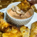 The classic sandwich, rolled up in a crispy and delicious shell. You'll love these Air Fryer Rueben Egg Rolls!