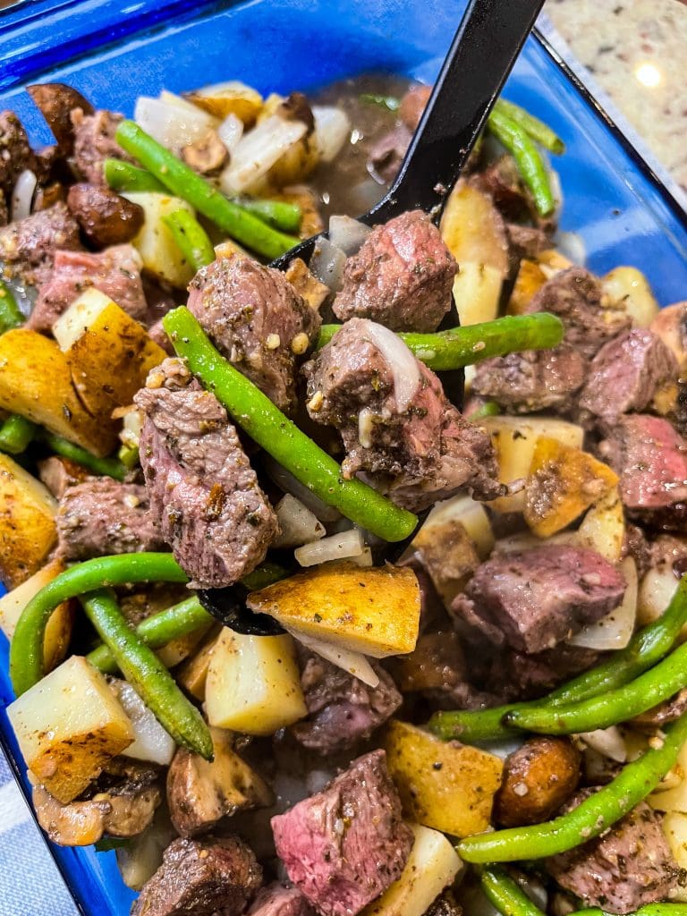 Oven Baked Steak Bites