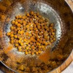 Air Fried Chickpeas are perfectly crispy and great as a snack or a salad topper.