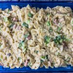 If you ever find yourself with leftover ham, maybe from a holiday dinner, this Leftover Cheesy Ham Casserole is the perfect recipe to use it up!