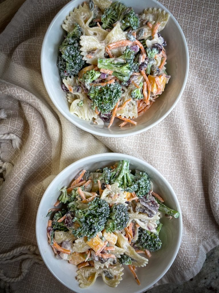 Loaded with fresh broccoli, tender pasta, and tons of flavor, this Broccoli Pasta Salad is perfect for any occasion and is so easy to make.