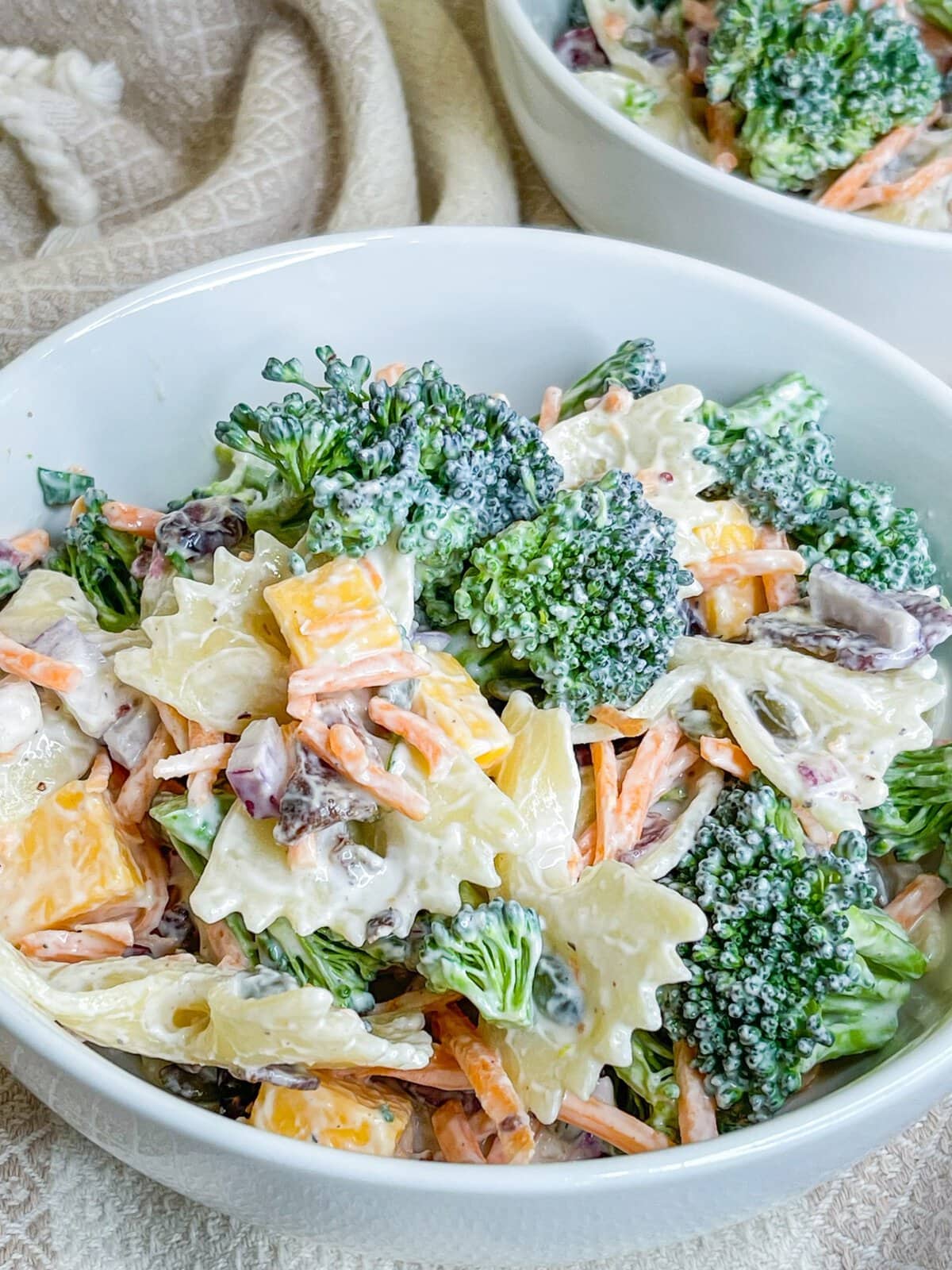 Loaded with fresh broccoli, tender pasta, and tons of flavor, this Broccoli Pasta Salad is perfect for any occasion and is so easy to make.