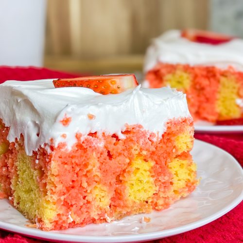 Strawberry Shortcake Poke Cake