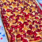 Cherry Slab Pie is the perfect summer dessert to feed a crowd and with only 3 ingredients, it's so easy!