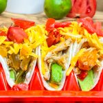 This family friendly recipe, Crock Pot Chicken Fajitas, is super simple to put together and requires just a few ingredients for an easy weeknight dinner. It freezes well too!