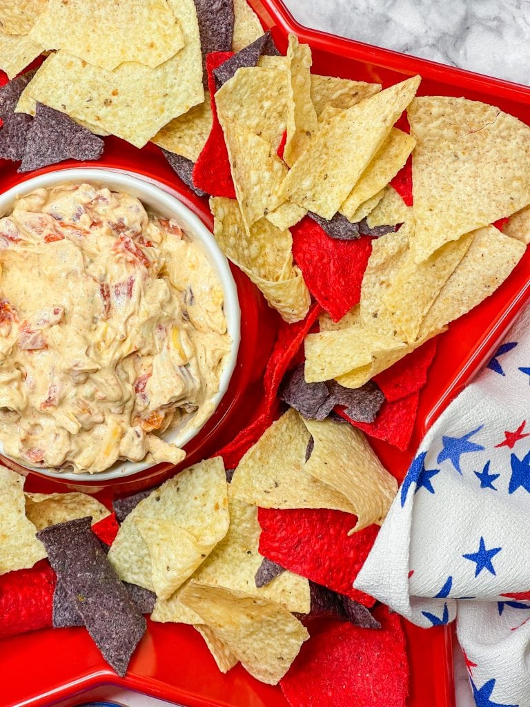 Why is this The Best Party Dip? It's easy to whip together, it's quick, minimal ingredients, it can be made ahead of time, and it's delicious! The perfect dip for any get-together. 