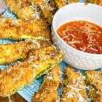 If you are a big fan of fried zucchini, you'll love this lightened up recipe for Air Fryer Zucchini Fries. All the taste and crispiness you love, without the oil and mess!