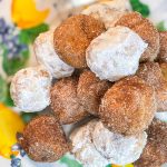 When you are craving warm, pillowy donut holes, look no further than this four ingredient recipe for Air Fryer Donut Holes made quickly and easily with refrigerated canned biscuit dough.