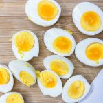 Air Fryer Hard Boiled Eggs are an easy way to cook eggs, especially if you eat a lot of eggs! There's no water or boiling involved and they are perfect every time!