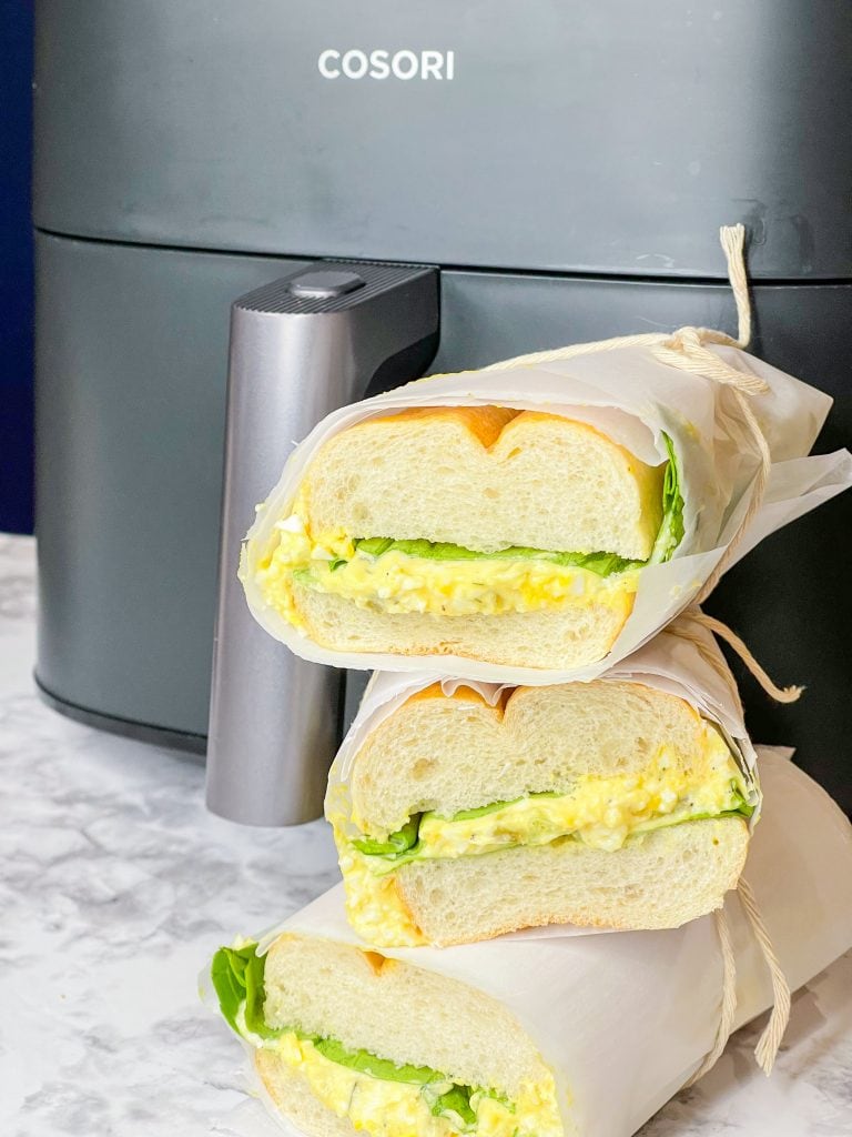 Air Fryer Hard Boiled Eggs are an easy way to cook eggs, especially if you eat a lot of eggs! There's no water or boiling involved and they are perfect every time!