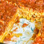 Lasagna- the hearty, comforting, reminds you of home casserole Three delicious layers of cheesy, beefy, saucy goodness that is always the perfect dish for any occasion and any day of the week.