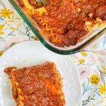 Lasagna- the hearty, comforting, reminds you of home casserole Three delicious layers of cheesy, beefy, saucy goodness that is always the perfect dish for any occasion and any day of the week.