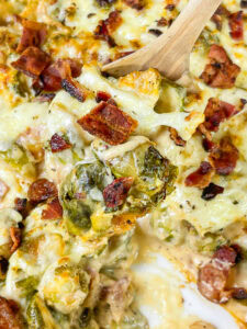 Bacon Brusselsprouts Au Gratin