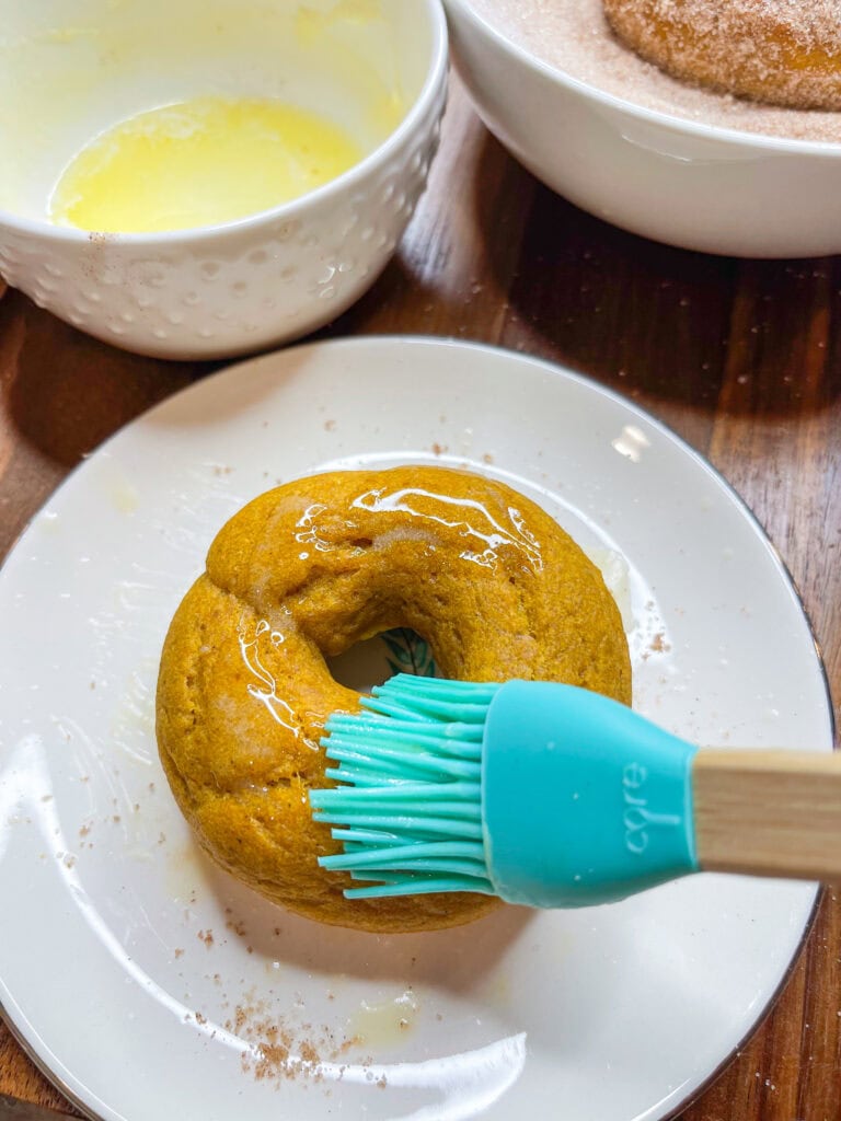 THE treat of the fall season, Baked Pumpkin Spice Donuts are a must have when the weather starts to turn! This recipe shows you two ways to top these warmly spiced donuts- with cinnamon and sugar and with a sweet glaze. Which topping will be your favorite?