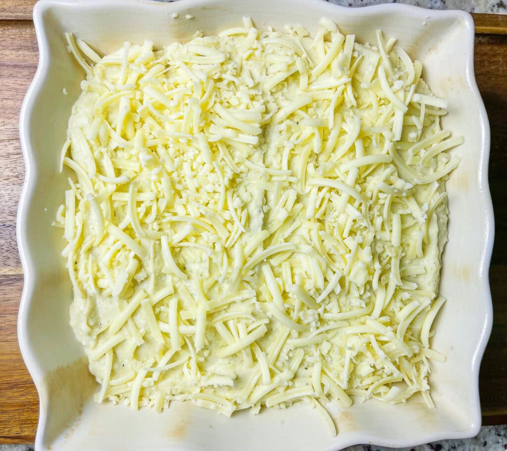 These Extra Cheesy Mashed Potatoes are just that- creamy, dreamy, fluffy and extra cheesy from a mix of sharp white cheddar and cream cheeses. A great side dish for any occasion or meal.