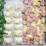 Looking for an easy, crowd-pleasing dinner that’s perfect for busy weeknights? This Sheet Pan Kielbasa and Pierogi is the answer! With minimal prep and just one pan to clean, this meal comes together in under 30 minutes and is packed with bold, savory flavors. I love how smoky kielbasa pairs perfectly with the golden brown pierogi and crisp-tender green beans for a hearty, satisfying dinner that feels like comfort food at its best. Whether you’re feeding a hungry family or just looking for a simple meal idea, this recipe is sure to become a new weeknight favorite!