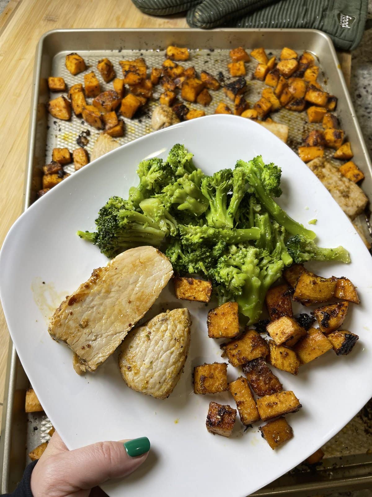 Sheet Pan Maple Mustard Pork Tenderloin